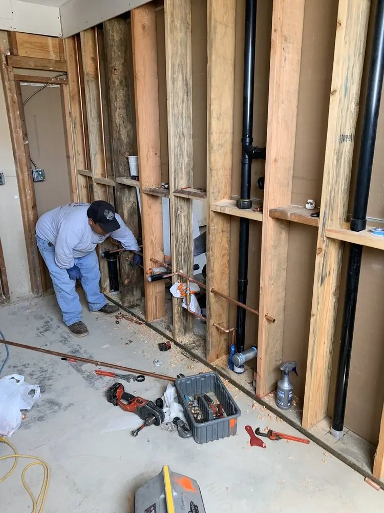 Commercial rough-in plumbing for Trenchless Sewer Repair in Oakland